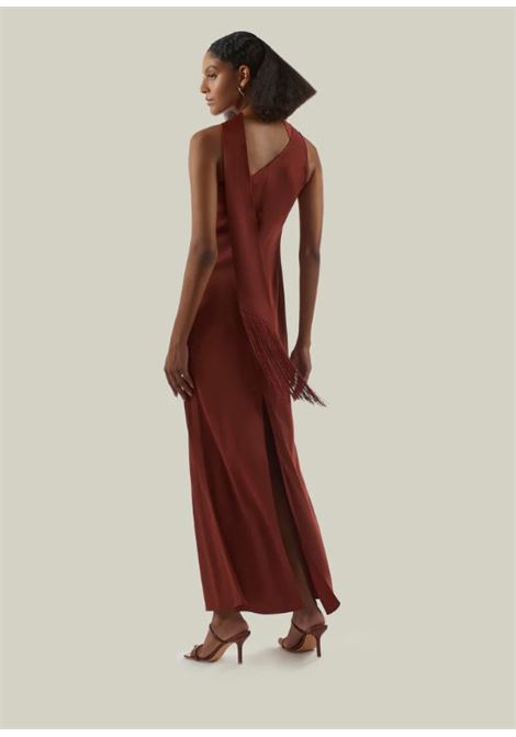 Abito monospalla Caroline in marrone Taller marmo  - donna TALLER MARMO | TMPS2505707